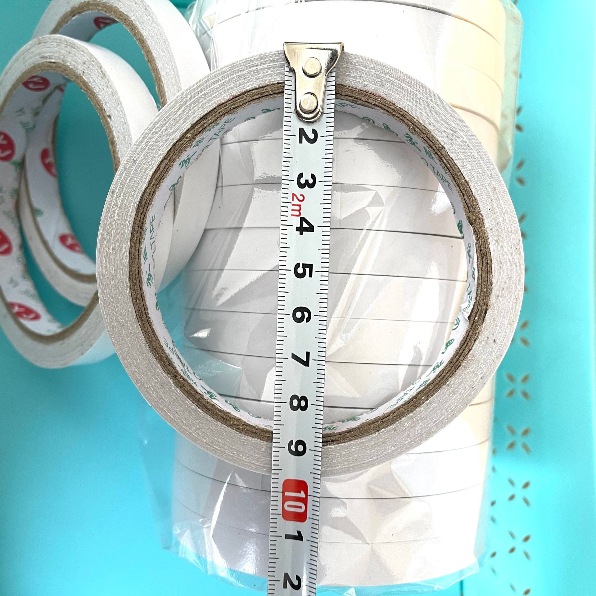 【 Zone 1-2 】【 Thickened 】 Double-sided tape 17/ pack 544/ box Stationery Double-sided tape single and double-sided tape paper hand-torn double-sided tape 1 yuan wholesale supply 2 yuan wholesale pic 2