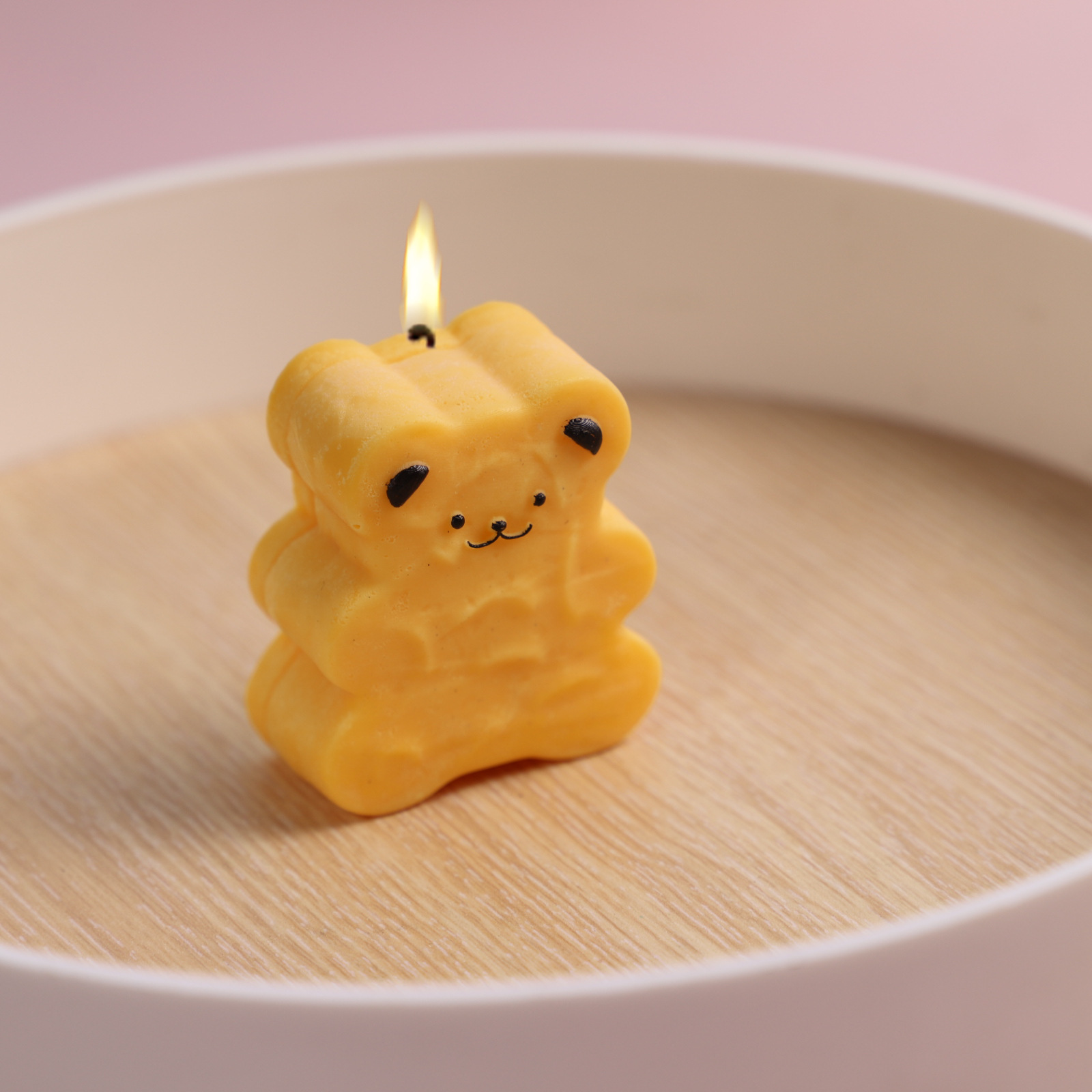 Three-dimensional bear cookies, scented candles, silicone mold, DIY handmade fondant mousse baking, gypsum epoxy resin mold pic 4