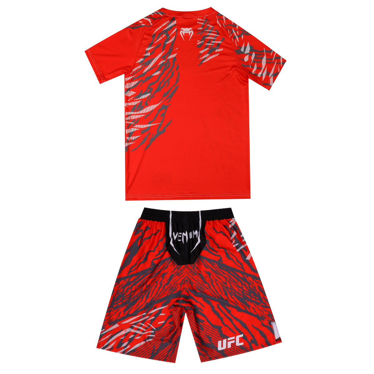 新款搏击格斗泰拳MMA训练服男女运动健身UFC短袖短裤拳击服散打套详情4