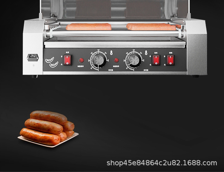 Wholesale of new national standard commercial sausage grilling machines, fully automatic dual-temperature and dual-control sausage machines, and hot dog machines for convenience store stalls pic 28