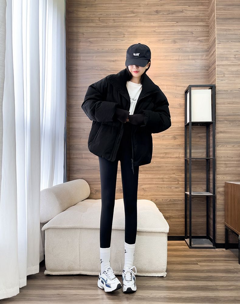 加绒打底裤女外穿收腹提臀加厚保暖瑜伽秋冬季羊羔绒鲨鱼裤芭比裤详情27