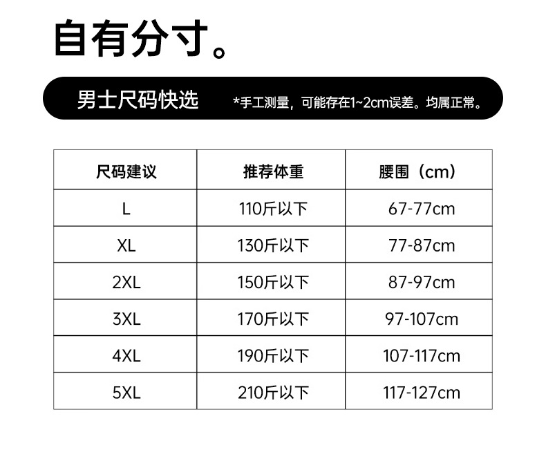 一次性内裤男士纯棉四角短裤大码平角日抛裤旅行酒店无菌免洗直穿详情5