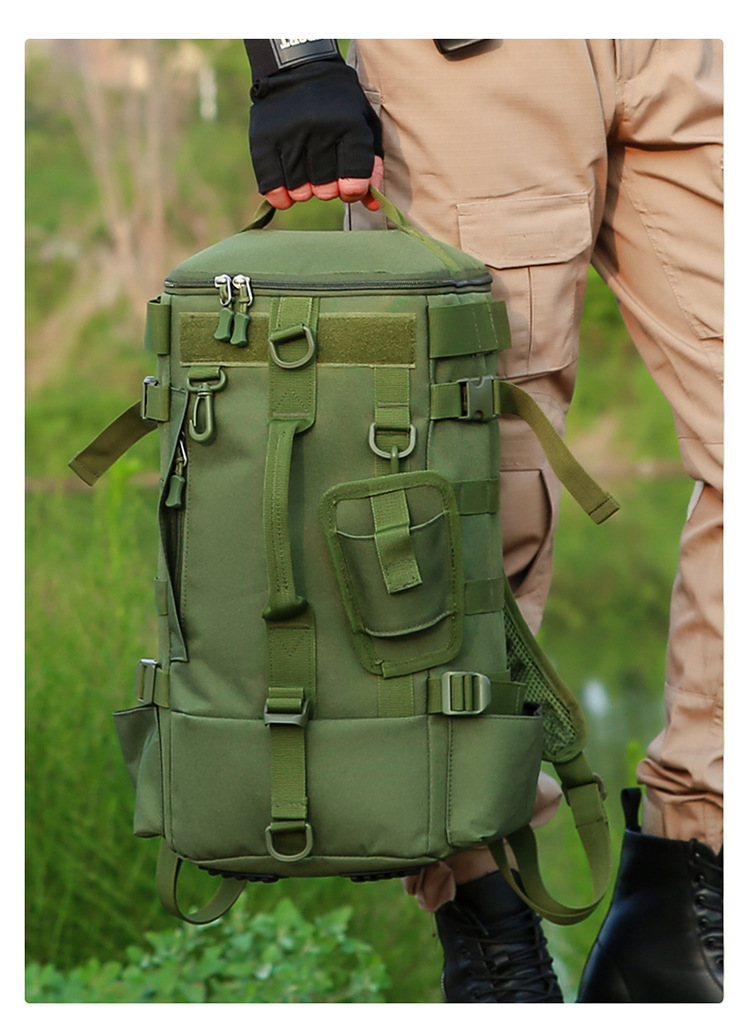 The water-resistant waterway sub-bag is a multi-functional large-capacity dry-wet separation fishing bag that can be attached with fishing gear and backpacks pic 26