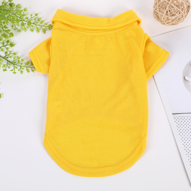 T宠物衣服狗猫衣服休闲猫狗宠物短袖新款POLO衬衫小狗t恤宠物衣服详情9