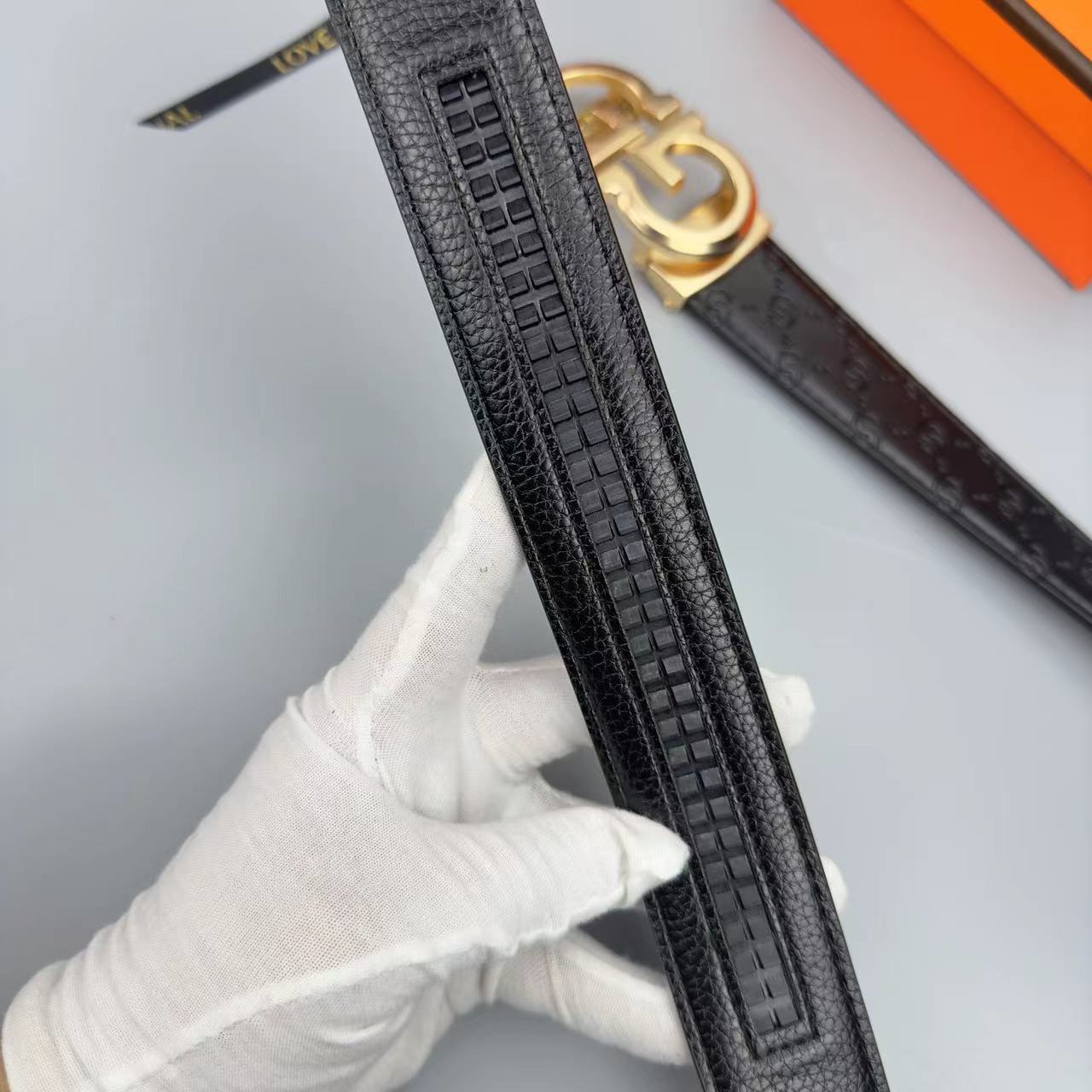 真皮腰带男士西装皮带自动扣爆款字母G时尚潮流百搭中青年高级感详情13