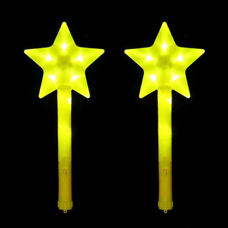 Large five-pointed star flash sticks, flat seven-color five-pointed star glow sticks, concert luminous gifts manufacturer wholesale pic 20