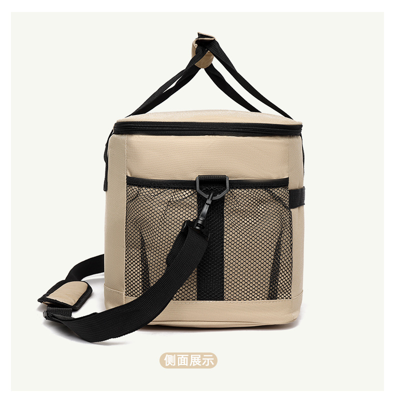 SANNE Cross-border Oxford cloth lunch box bags, hand-purified color takeout bags, outdoor picnic insulated and fresh-keeping bento ice packs pic 19