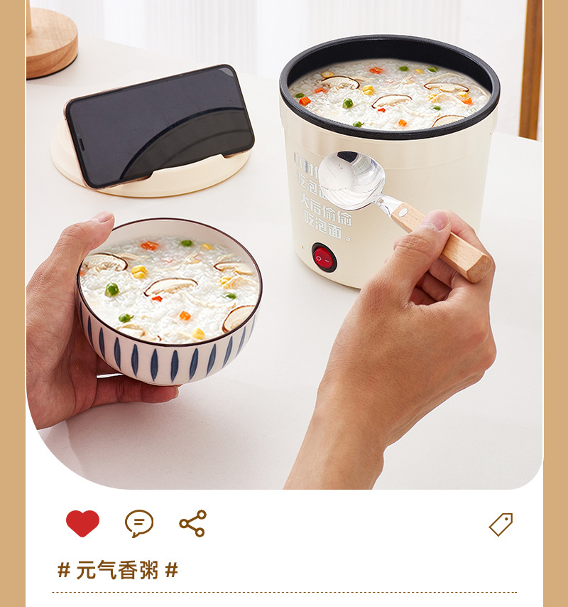 Multi-functional instant noodle bowl, small electric cooking pot, Internet celebrity bestseller, small electric pot, instant electric hot pot, Internet celebrity instant noodle pot cup style pic 8