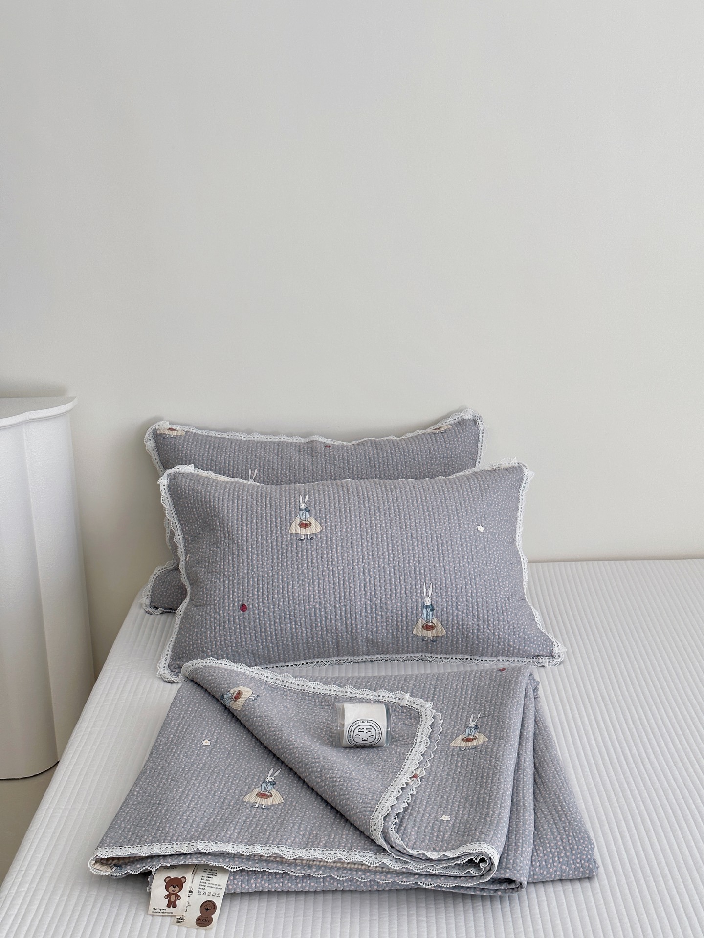 Lisa series, a three-piece set of all-cotton high-temperature sand-washed cotton bed cover, is skin-friendly, breathable and suitable for all seasons pic 96
