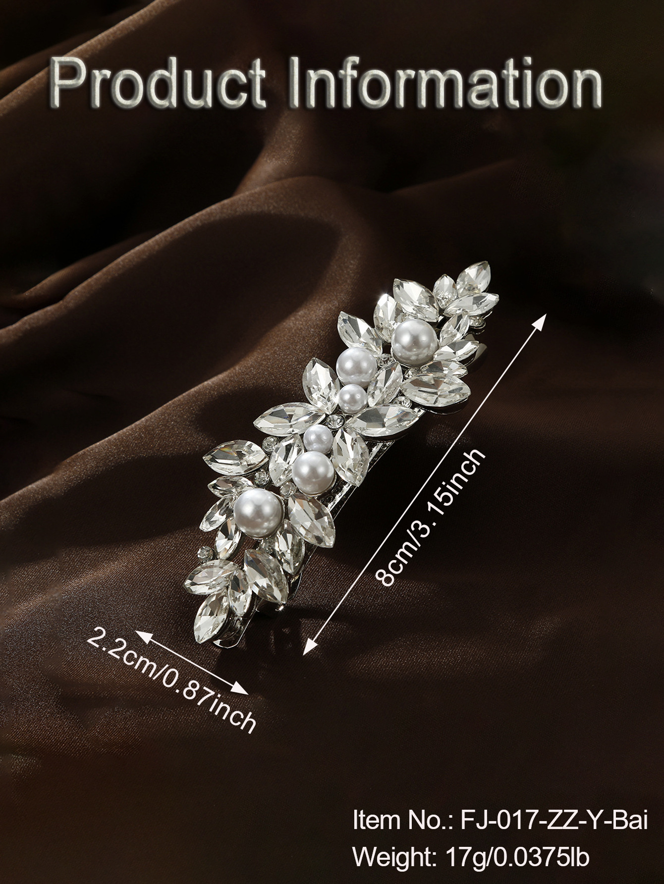 2025年新款大号麦穗发夹女发卡后脑勺盘头发鲨鱼夹子头饰网红抓夹详情3