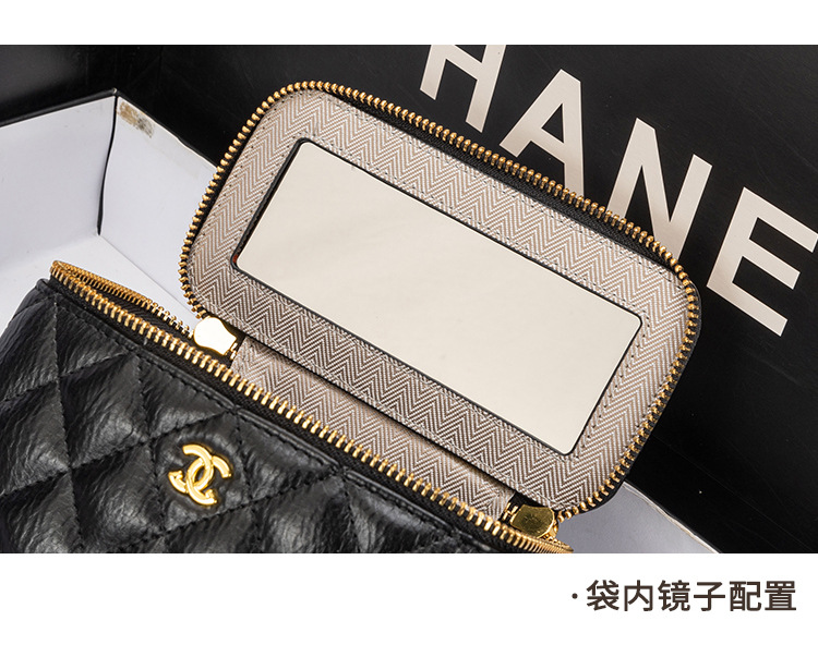 小香风盒子包包女士手提包2024新款时尚菱格链条包百搭单肩斜挎包详情26