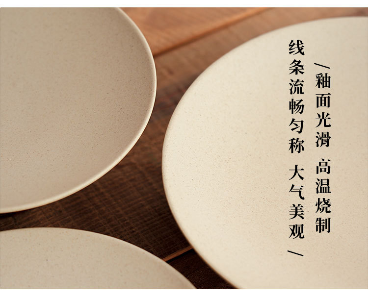 陶土中式茶点盘高脚粗陶瓷托盘糖糕点心水果碗家用酒店餐厅收纳盘详情13