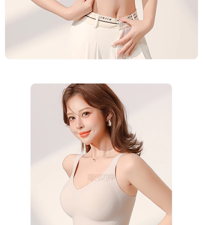 无痕内衣女大胸显小聚拢全罩杯薄款防下垂收副乳大码塑型文胸罩夏详情26