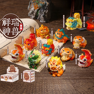 萌物趣多多水晶盲盒卧室装饰办公桌茶几摆件新款批发萌趣礼物详情16