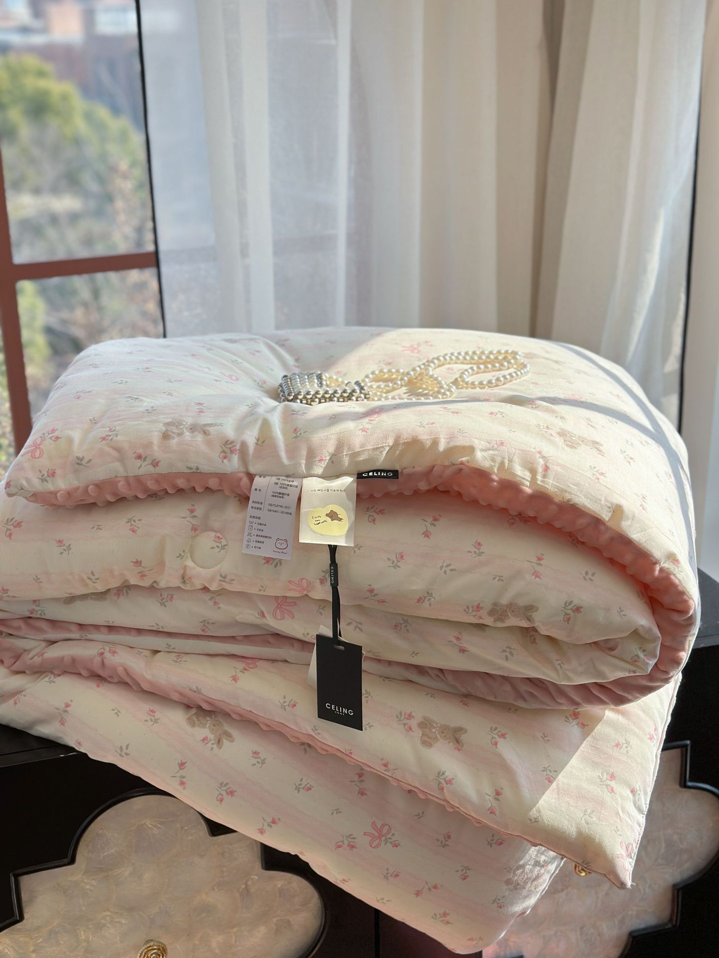 13372 All-cotton cartoon small floral print spring and autumn quilt soothing, bean quilt warm and fleece winter quilt core pic 124