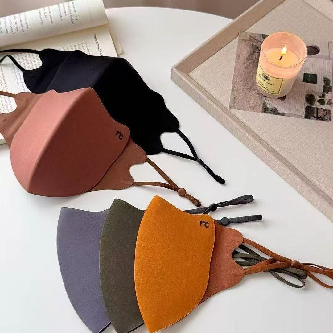 冬季口罩新款美拉德可调节耳带女高颜值骑行防风防寒护脸保暖面罩详情6