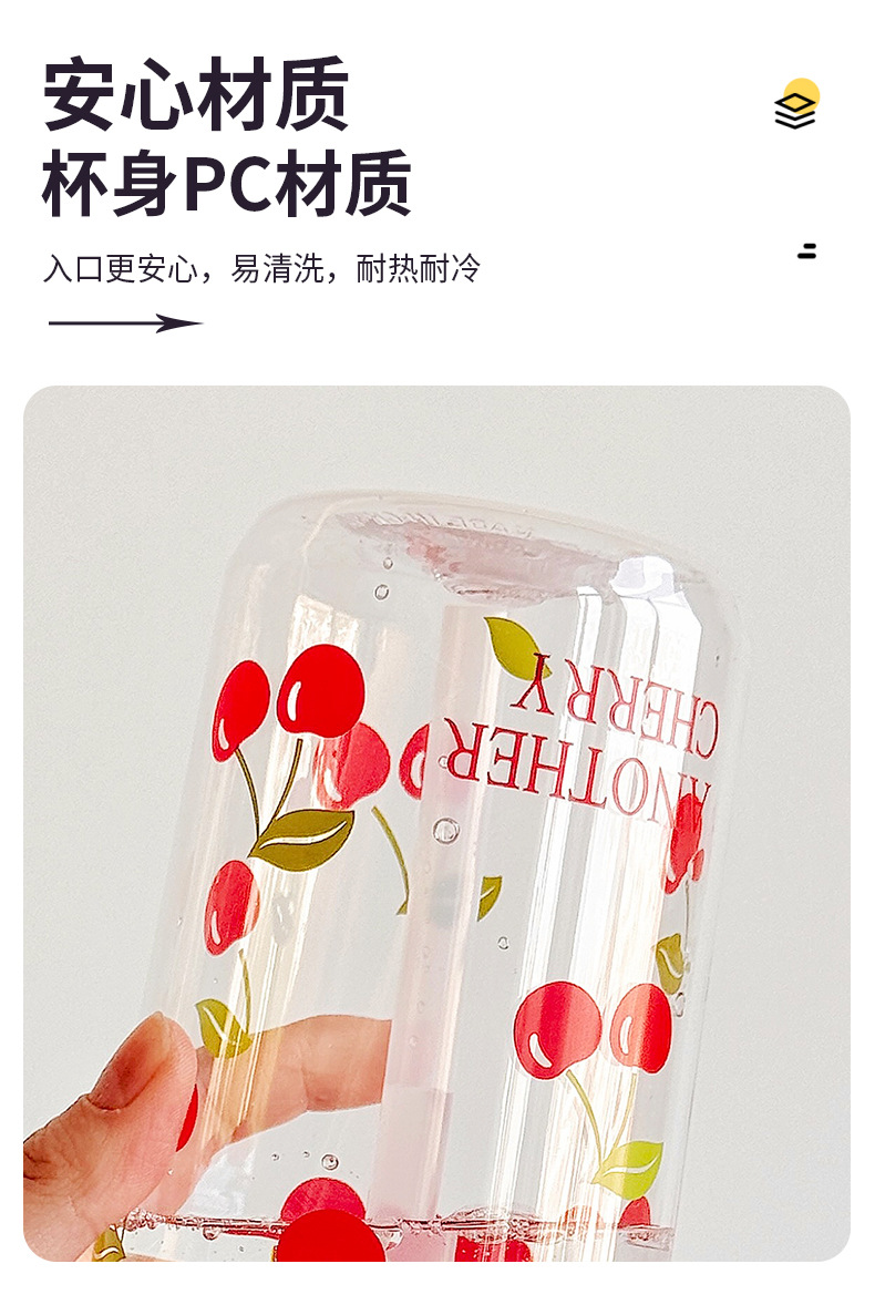 Cute car straw water cup for girls, high appearance level, large capacity, 2025 new model for students, adults, summer portable cup pic 5