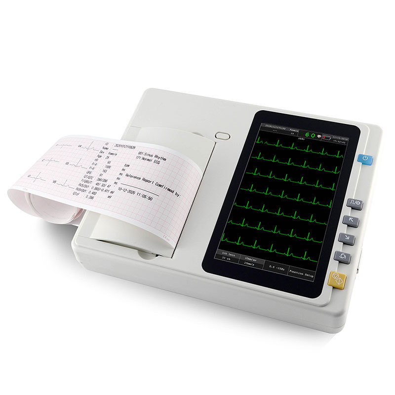 跨境专供ECG301心电图机便携式3导联心电图机心率检测仪心电图机详情6