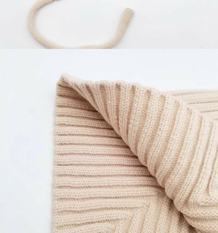 宝宝套头帽外出可爱超萌针织帽儿童百搭毛线尖尖帽婴儿保暖护耳帽详情8