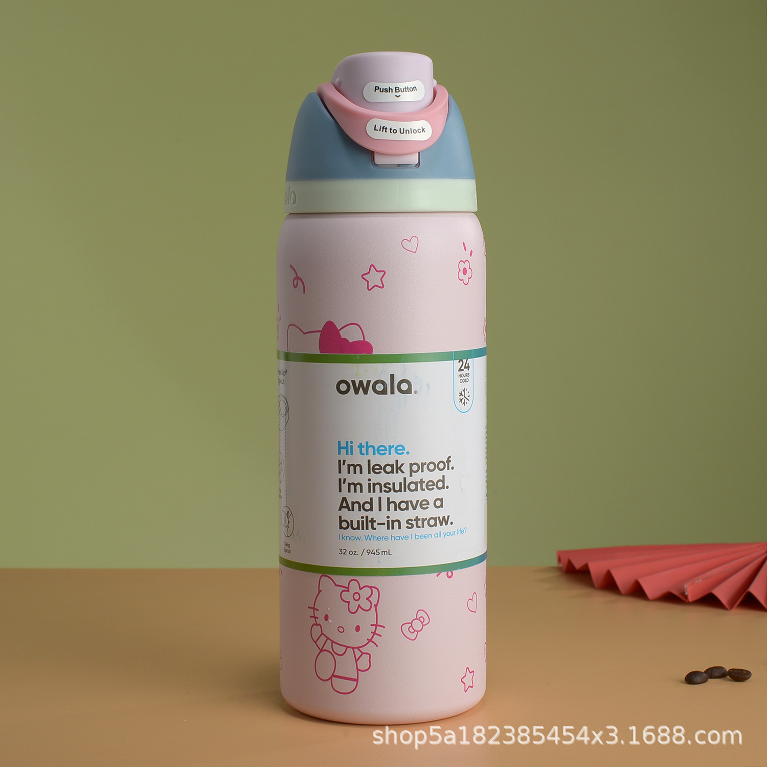 跨境新款OwalafreeSip便携32OZ双层真空保温水杯高颜值运动水壶详情8