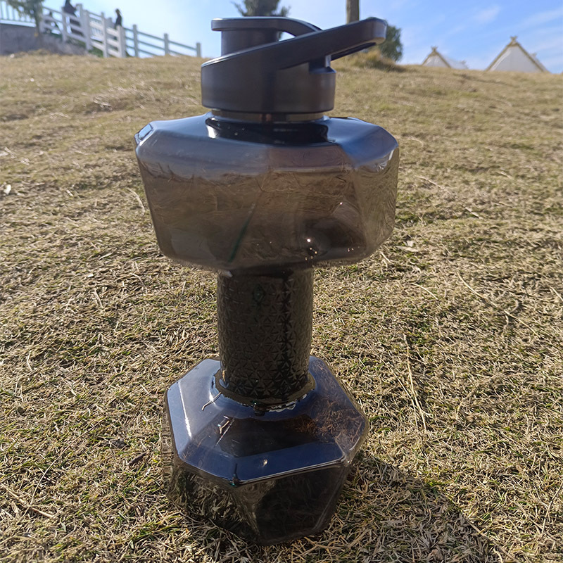 1.5L哑铃杯大容量水壶户外便携式塑料水杯哑铃太空杯冷水杯可印刷详情4