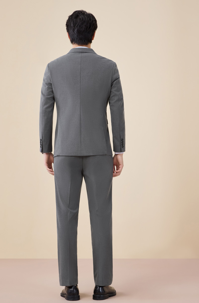 New double-breasted suit set for men autumn and winter pic 20