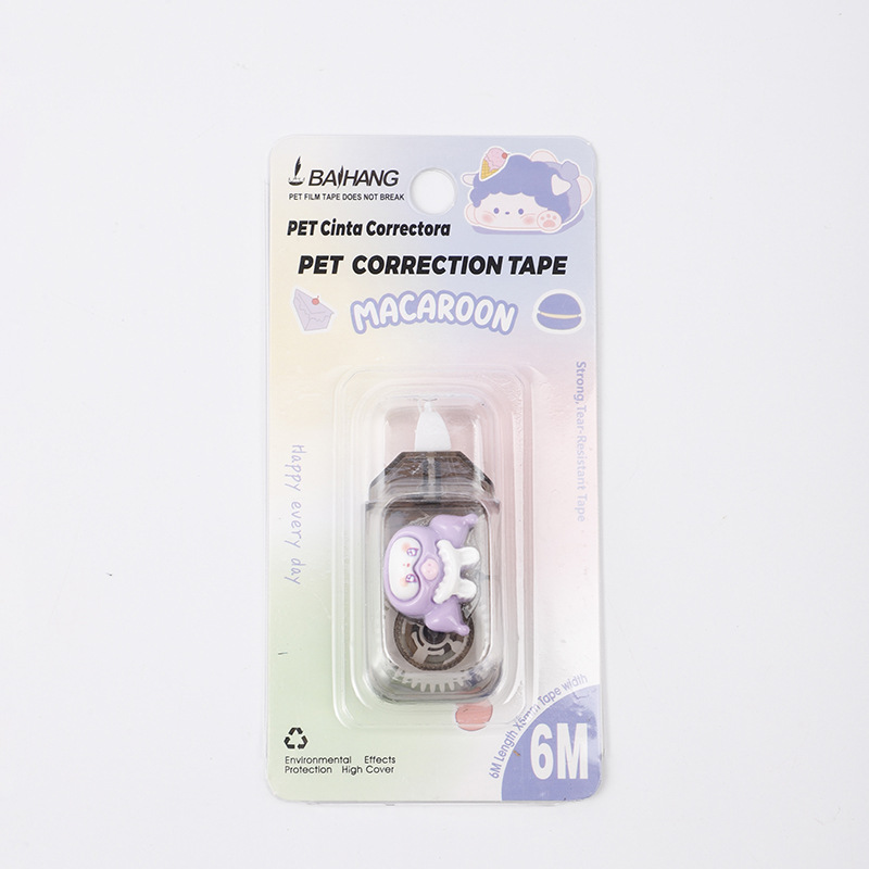 Baihang Mini Correction Tape Cartoon Kuromi Cute Correction Tape Student High Appearance Level Large Capacity Correction Tape wholesale pic 18