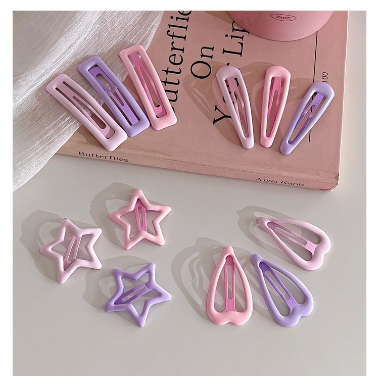 2024年新款儿童五角星星发夹 碎发BB夹子 前额侧边刘海夹 女头饰 发卡 温馨可爱设计
详情16