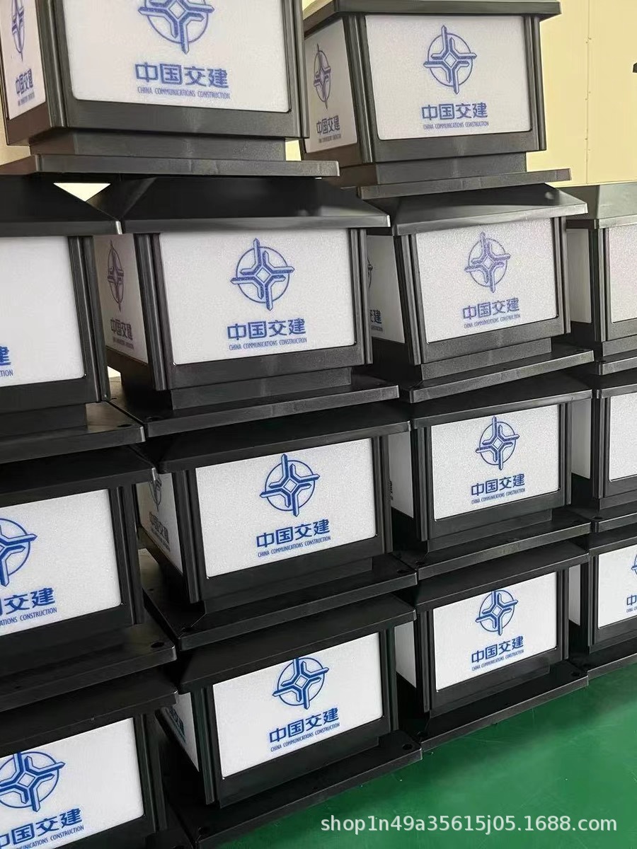 太阳能户外柱头灯庭院围墙灯市政地铁工程基建筑工地围挡护栏杆灯详情11