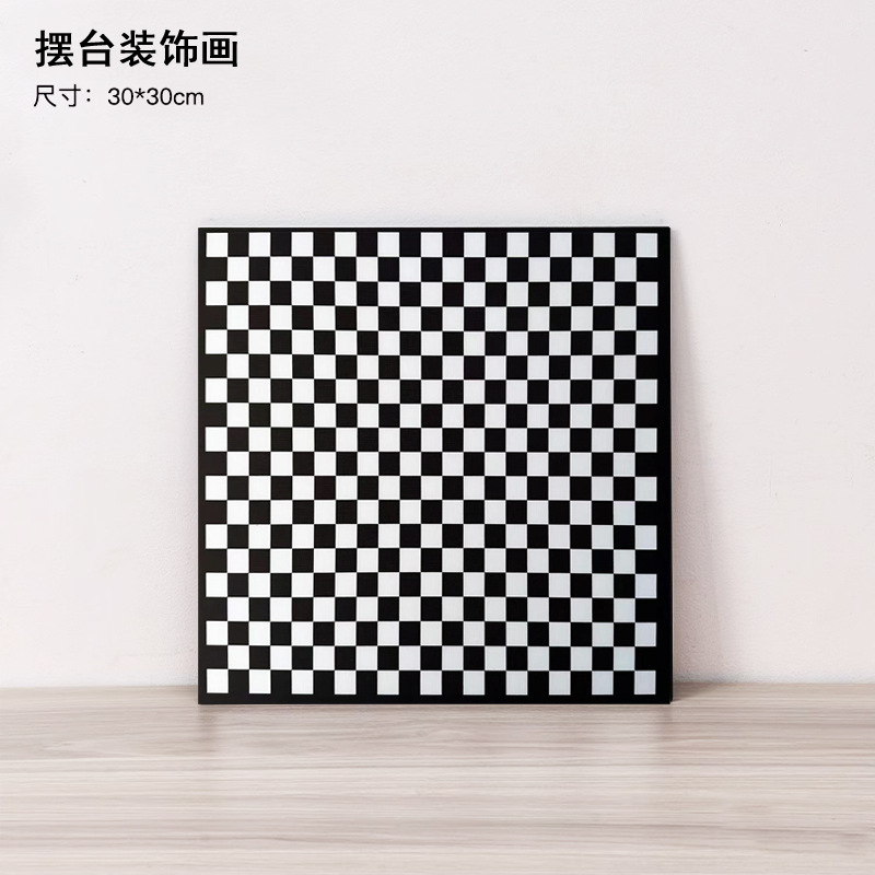 ins风抽象人物艺术摆台画玄关装饰画摆件客厅卧室梳妆台黑白桌画详情6