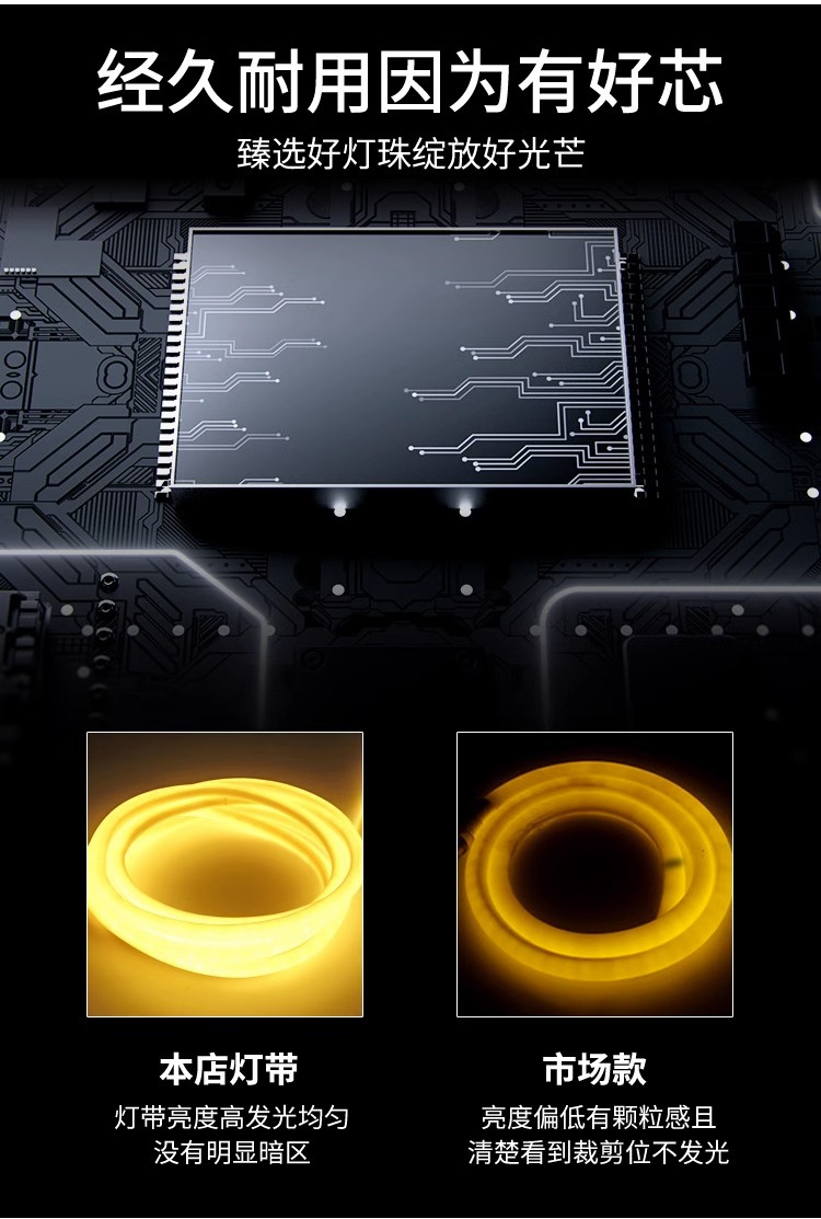 360-degree circular acrylic neon light strips for night light decoration pic 11