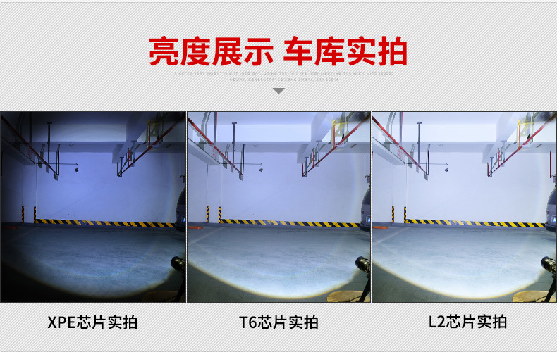 强光手电筒可充电超亮远射户外家用照明灯LED防水探照灯变焦迷你详情3