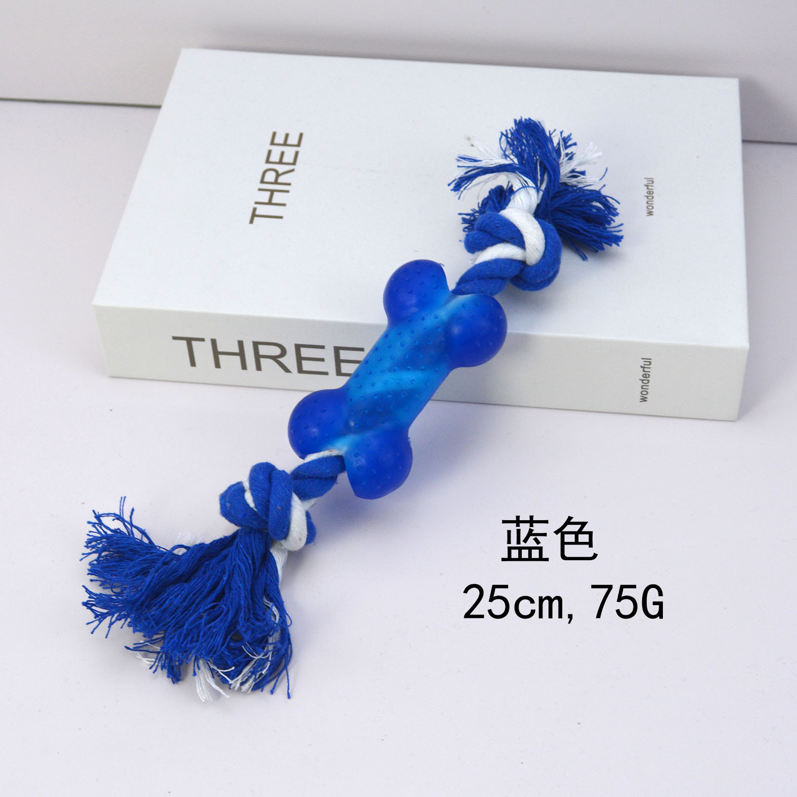 宠物用品小型犬定制狗狗磨牙玩具幼犬耐咬棉绳结狗狗玩具耐咬解闷详情12