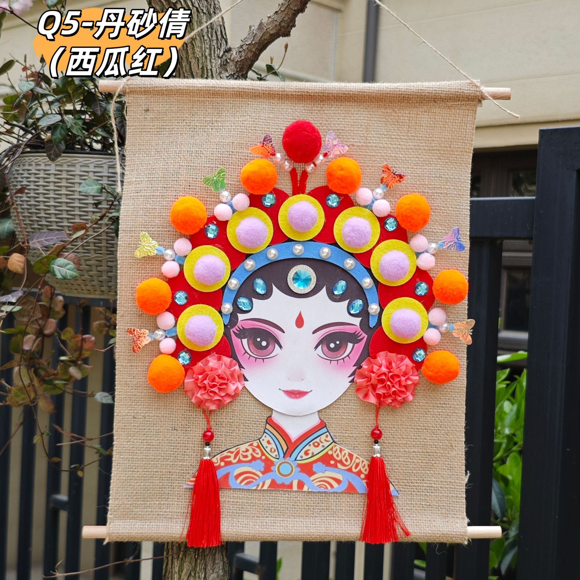 非遗手工diy京剧脸谱制作材料国潮戏曲主题挂饰社区沙龙亲子活动详情17