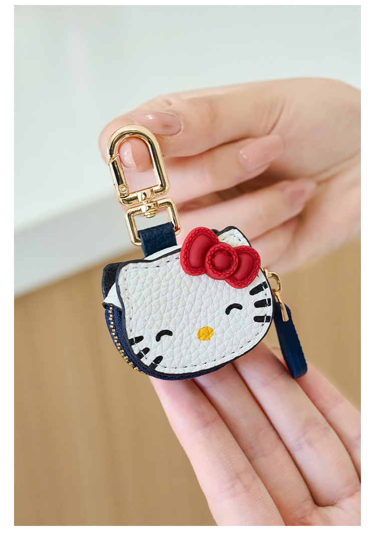 En stock lindo dibujos animados KT gato colgante alto nivel de apariencia hello kitty bolsa colgante llavero chica mejor amiga regalo pic 3