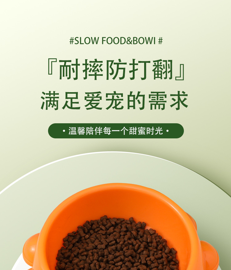 Wholesale of new cat bowls, dog bowls, candy-colored single bowls, small and medium-sized dog plastic dog food bowls, dog food utensils and pet supplies pic 1