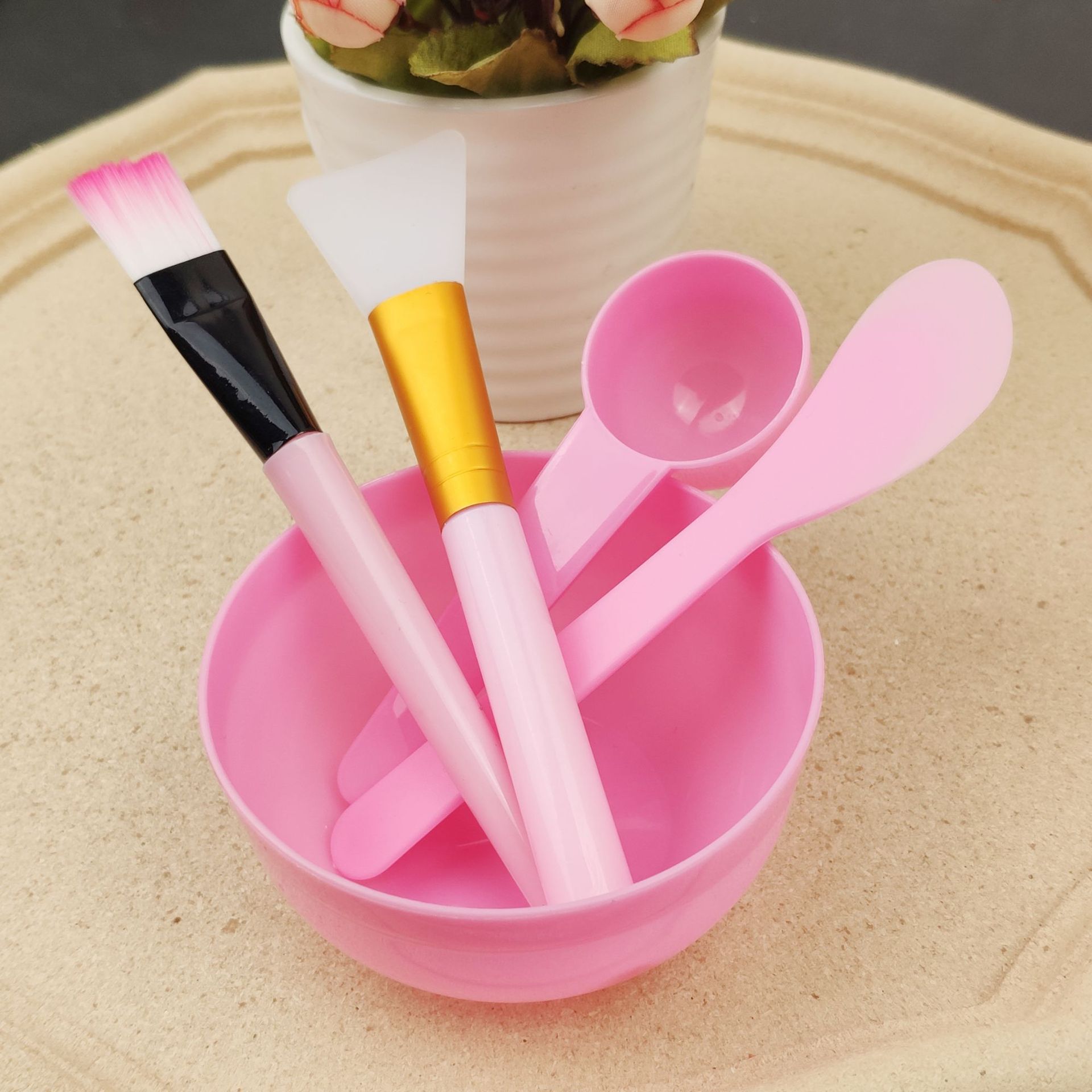Косметические чаши для масок и кисточки для ложек, специально для спа-салона pic 6