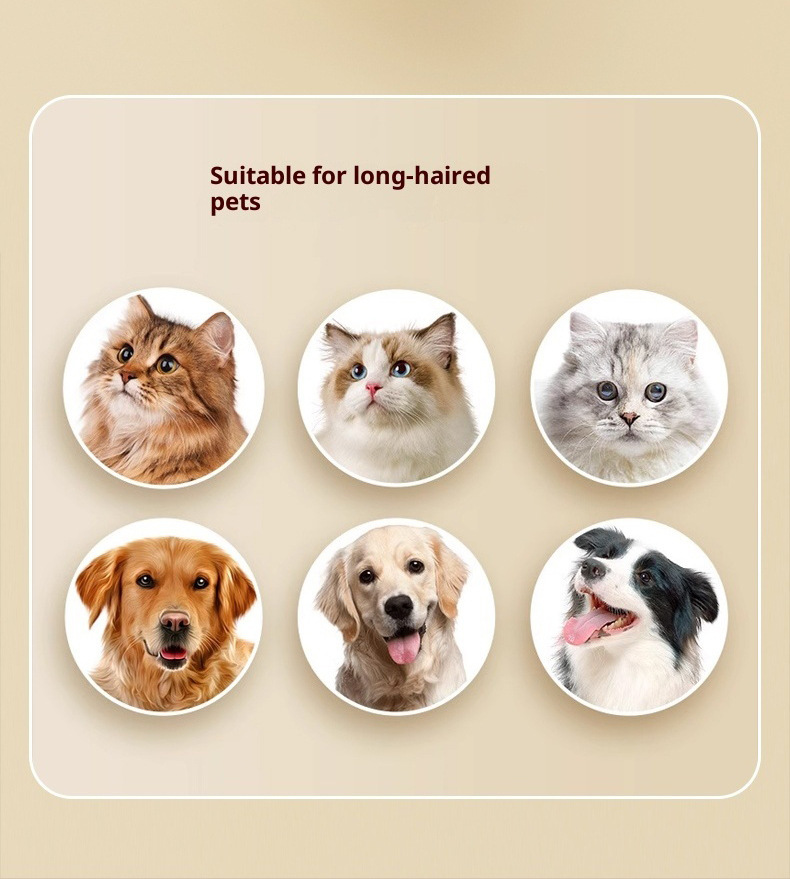 Cross-border pet knot comb, cat comb, floating hair removal comb, beauty hair removal, one-click floating hair removal comb, pet comb pic 13