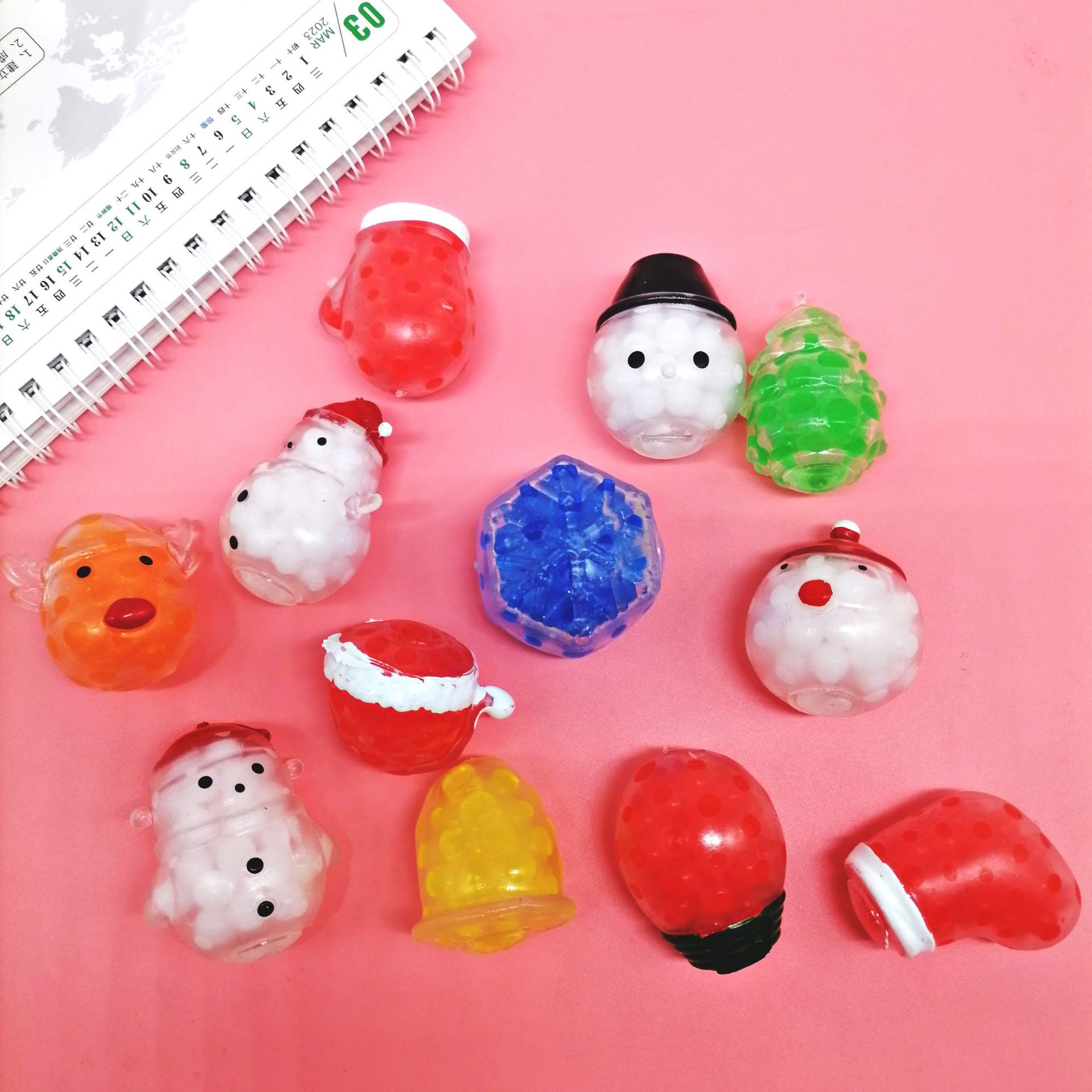 泡大珠拉拉乐圣诞节水珠团子解压球益智玩具减压神器新奇特玩具详情4