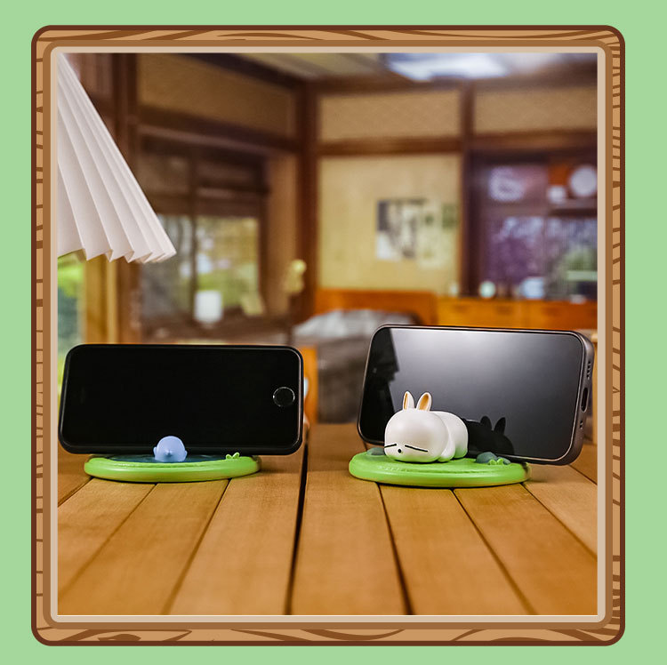 Cartoon Rogue Rabbit mobile phone stand ornament, a Douyin hit Rogue multi-purpose mobile phone stand creative stand ornament pic 15