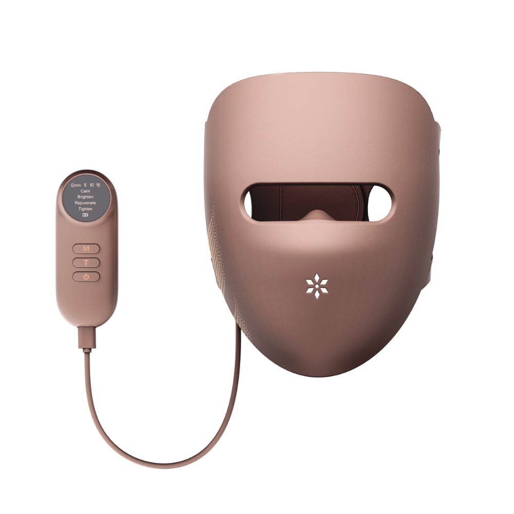 Cross-border new mask beauty device, red light photon skin rejuvenation mask device, home facial mask device, led mask pic 6