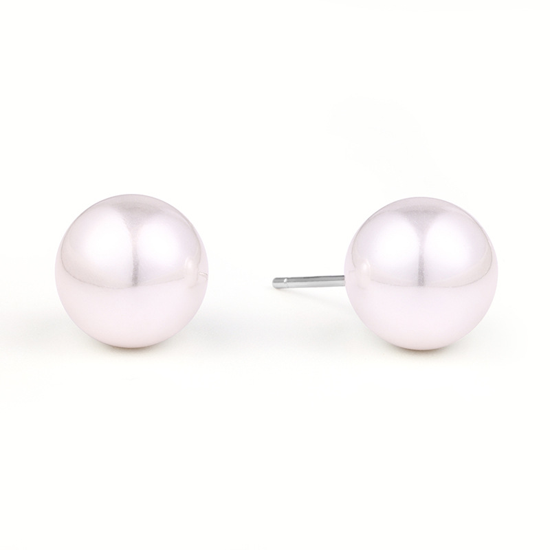 夏季欧美红色系女S925红玛瑙复古韩版耳饰纯银包金豆豆圆珠耳钉详情17