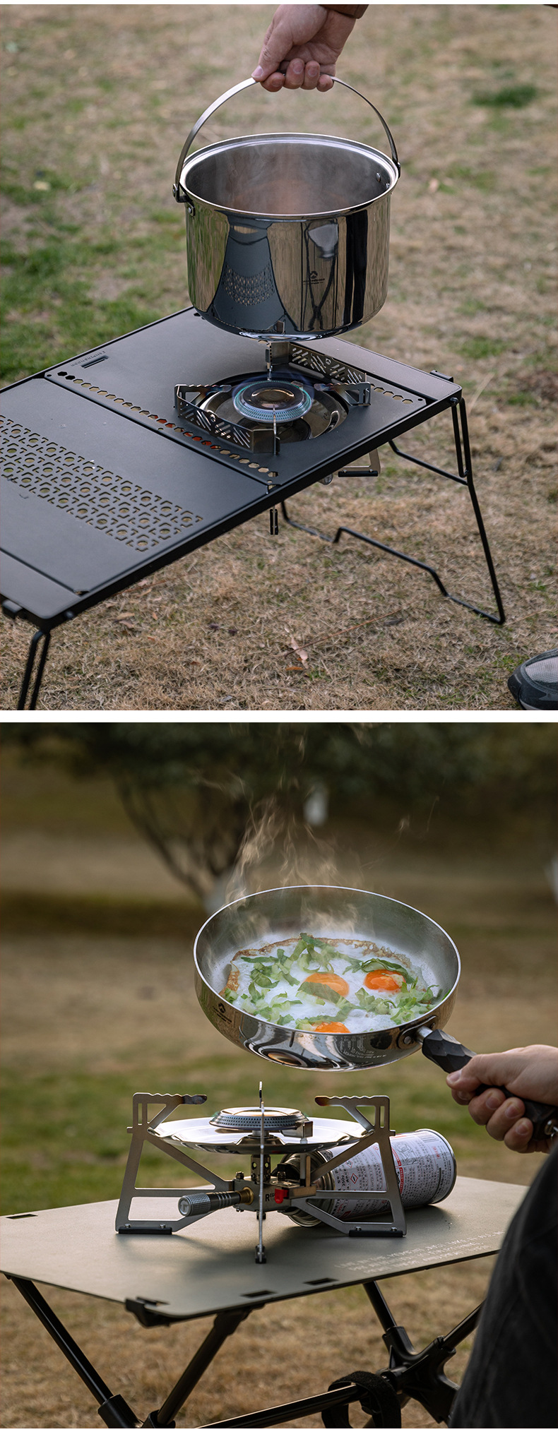 Koman XD-5F Xuan Yan Gas stove features a high-power, pressure-stabilizing burner head, outdoor portable IGT unit, and Xuan Yan stove plate pic 11
