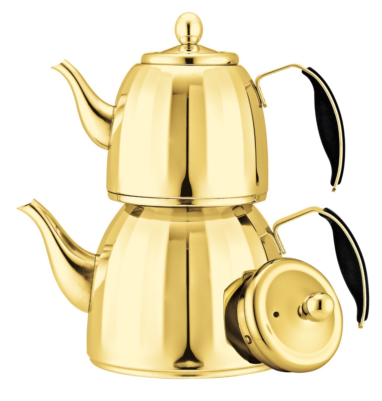 Household stainless steel teapots for tea brewing, restaurants with tea strutters, tea kettles, hotels and restaurants, water kettles, planetary mother and child kettles pic 10