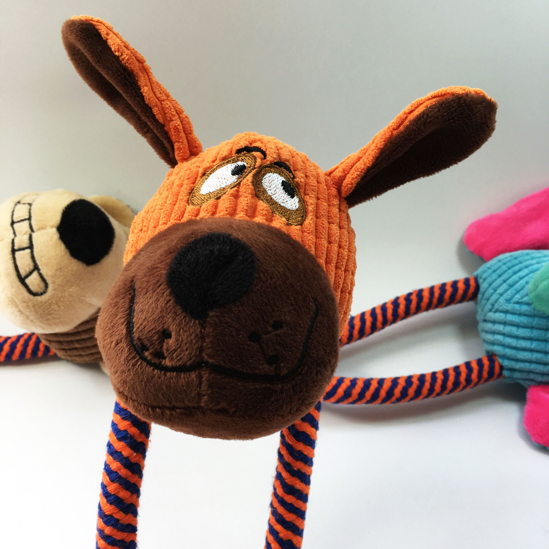 Pet toys: Teddy, small dog, golden Retriever, big dog, durable, fun, plush, sound-making cotton rope, and multiple combination toys pic 14