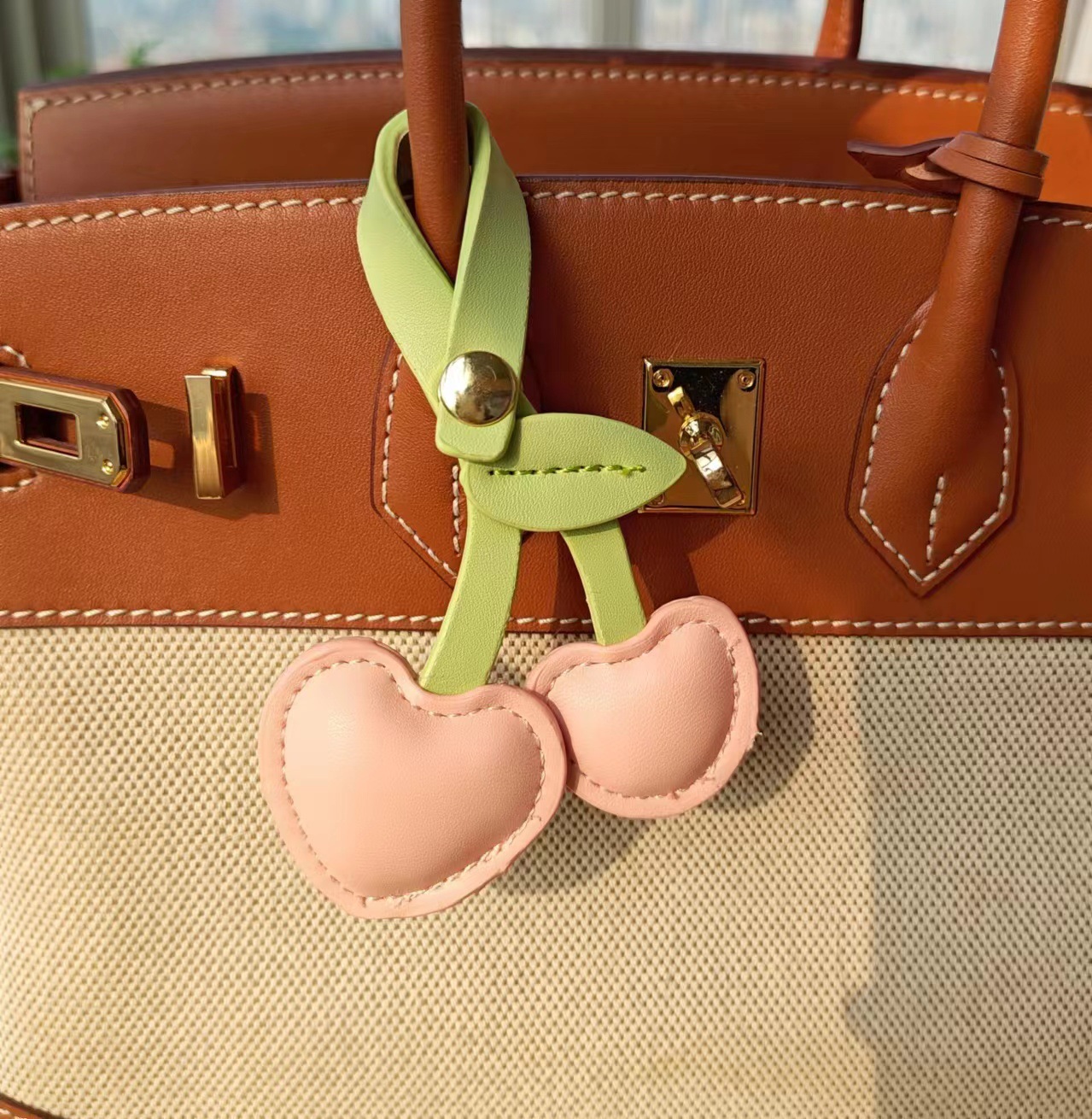 New bag accessories, PU cherry summer bestsellers pic 3