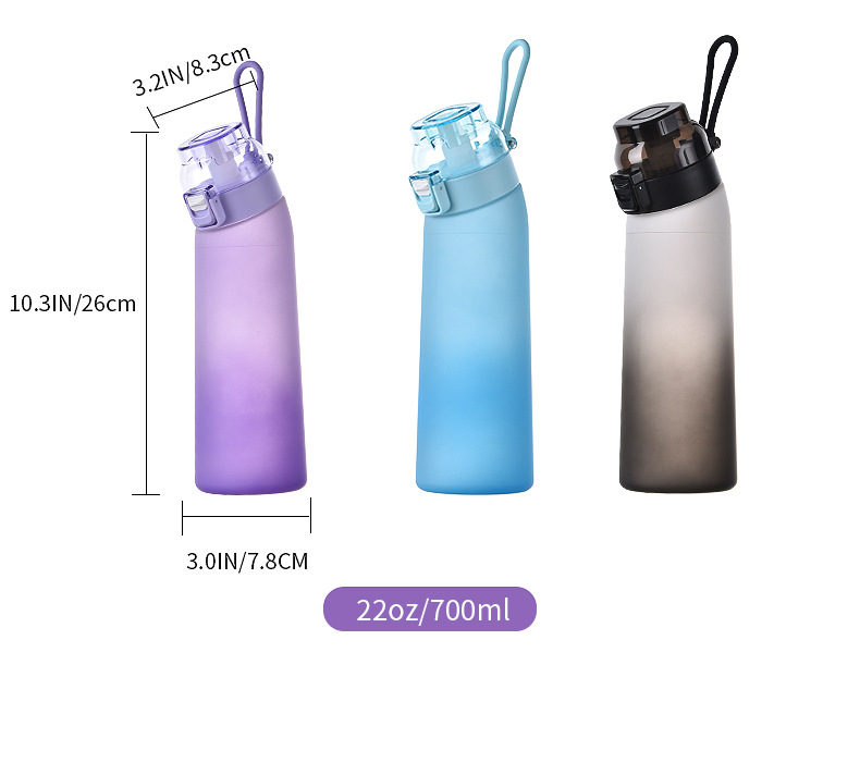The fragrant cup is selling well. The fun and creative tritan water cup is designed for girls with a high level of appearance. It is a student sports cup with a straw and a gradient handle pic 21