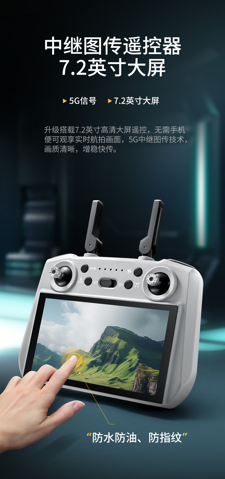 2.7K cross-border three-axis gimbal brushless quadcopter with screen remote control aircraft obstacle avoidance optical flow high-definition camera unmanned aerial vehicle pic 8