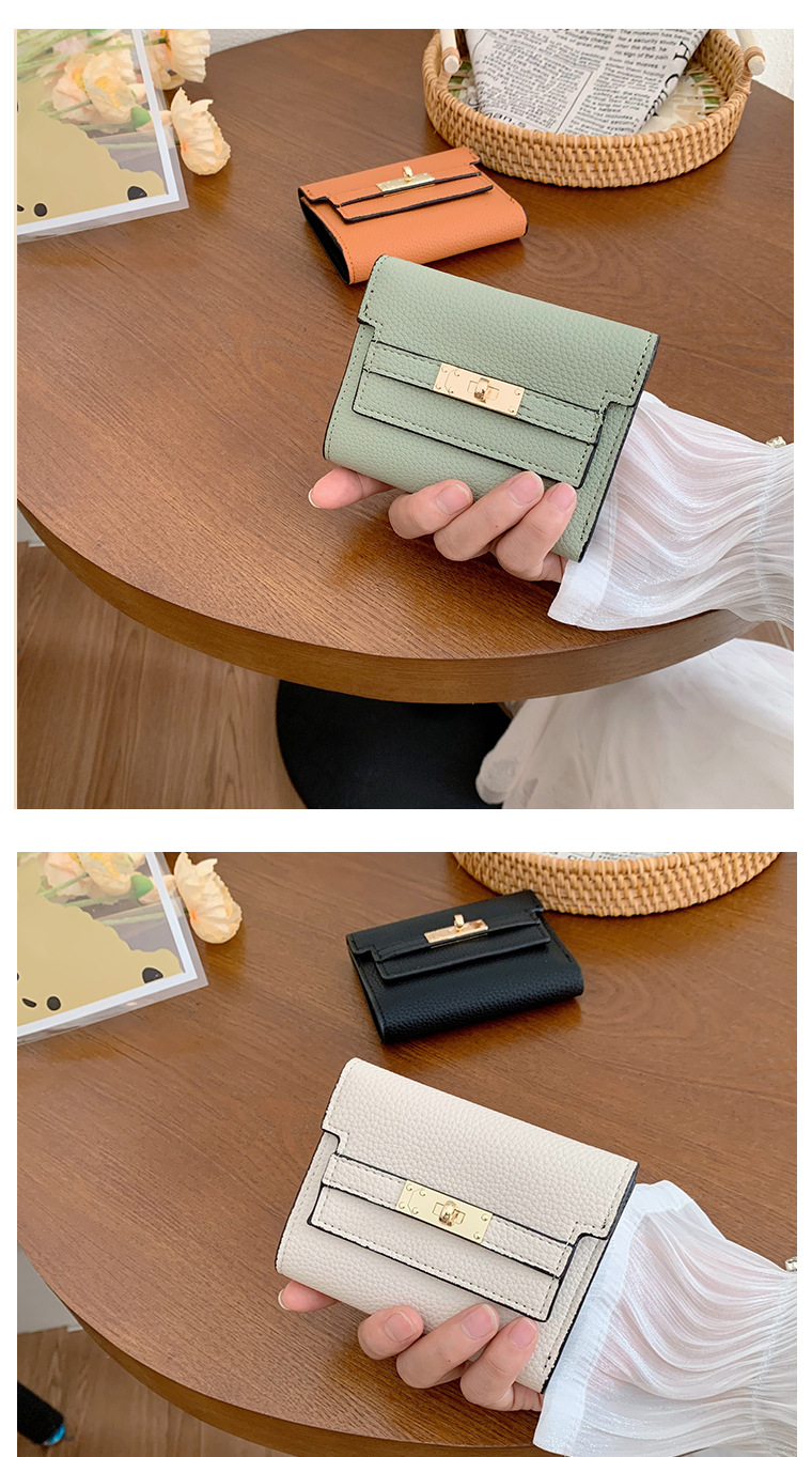 女士钱包ins女小钱包女款高级感 小折叠wallet短款手拿包跨境钱包详情7