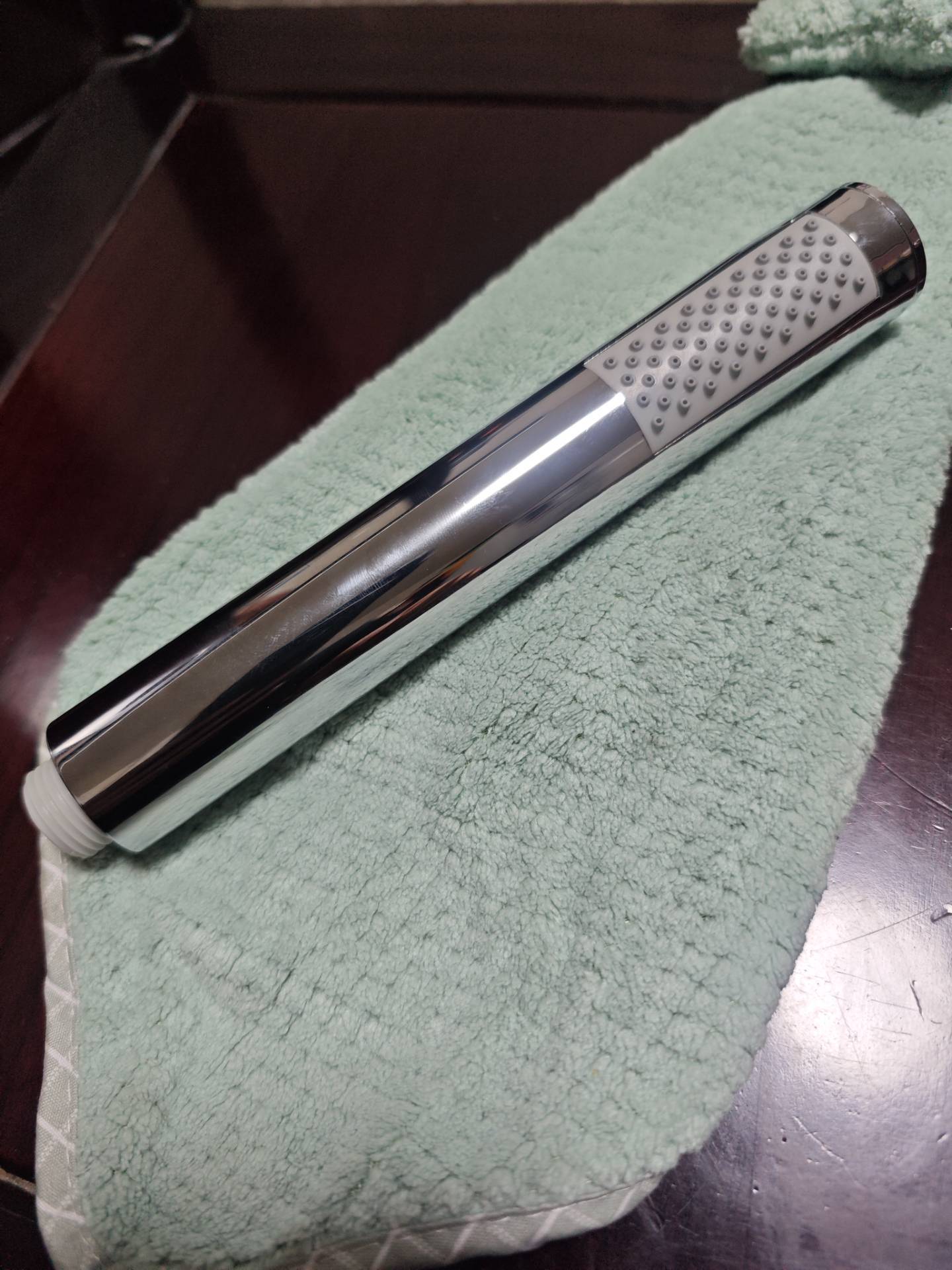 ABS 电镀圆棒形手持淋浴花洒喷头洗浴软管套装专供跨境电商批发详情4